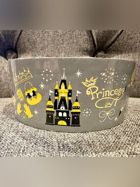 Disney Princess Washi Masking Tape Daiso Gray/Grey Gold Castle Craft Stationery